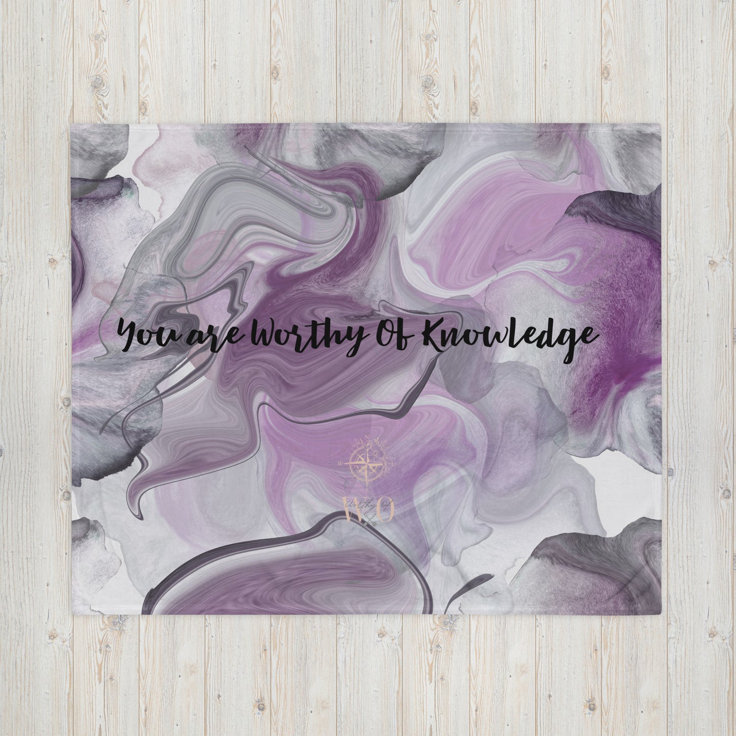 You Are Worthy Of Knowledge Blanket