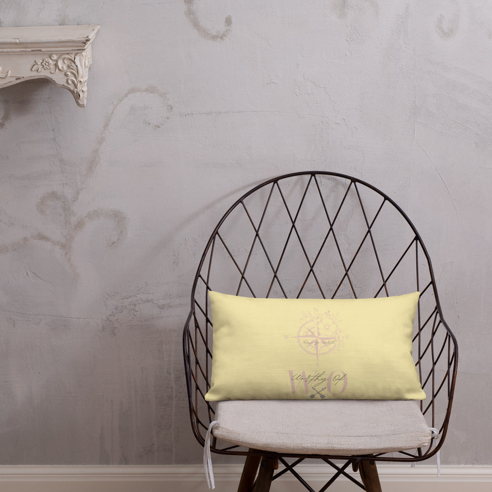 Worthy Of Happiness Premium Pillow