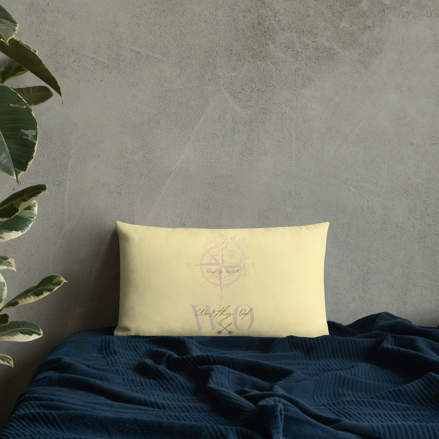 Worthy Of Happiness Premium Pillow