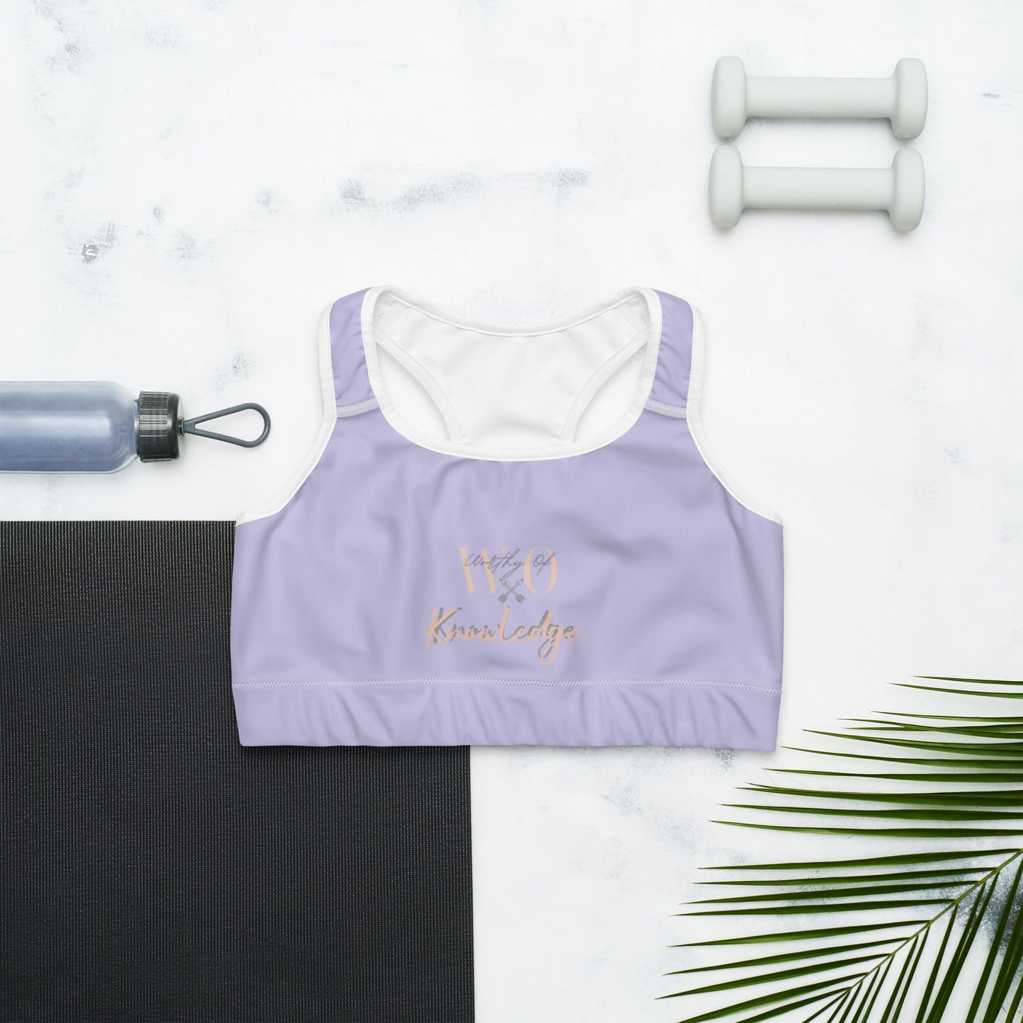 Worthy Of Knowledge Sports bra