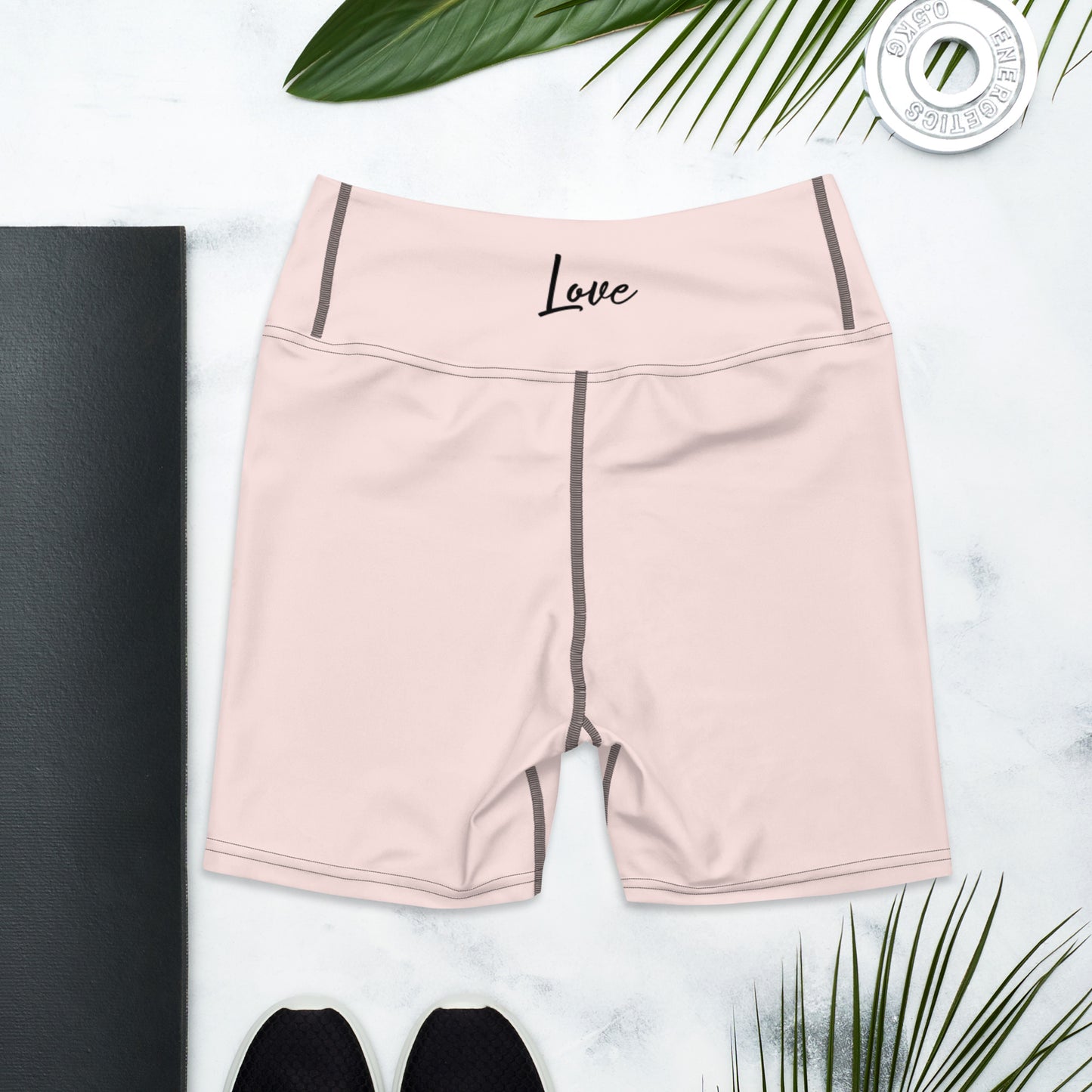 Worthy Of Love Yoga Shorts