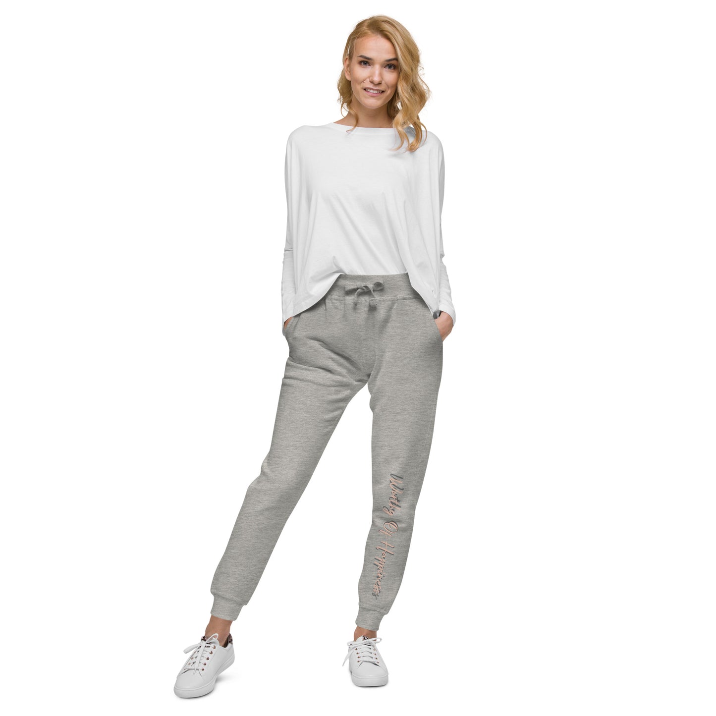 Worthy Of Happiness fleece sweatpants