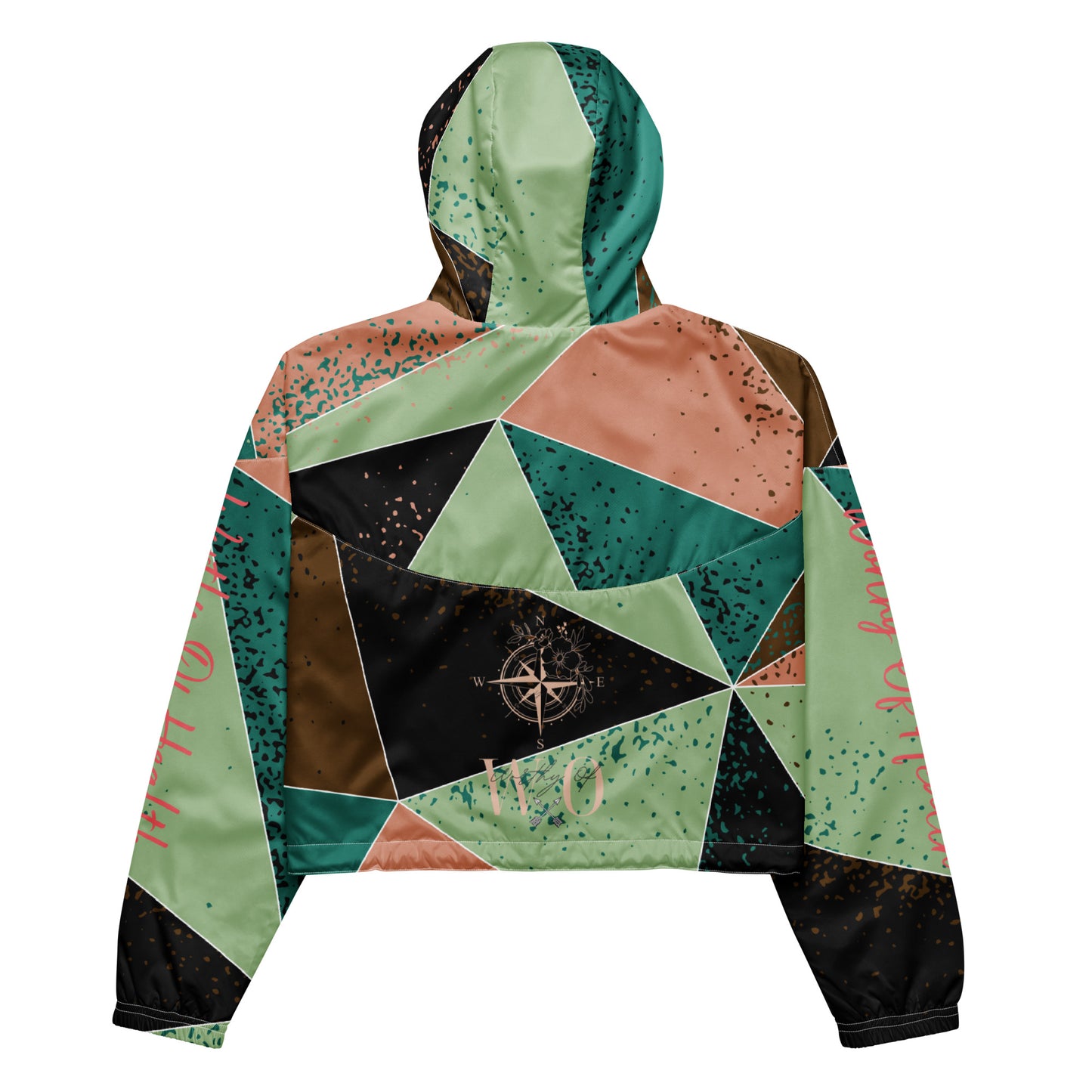 Worthy Of Health Cropped Windbreaker