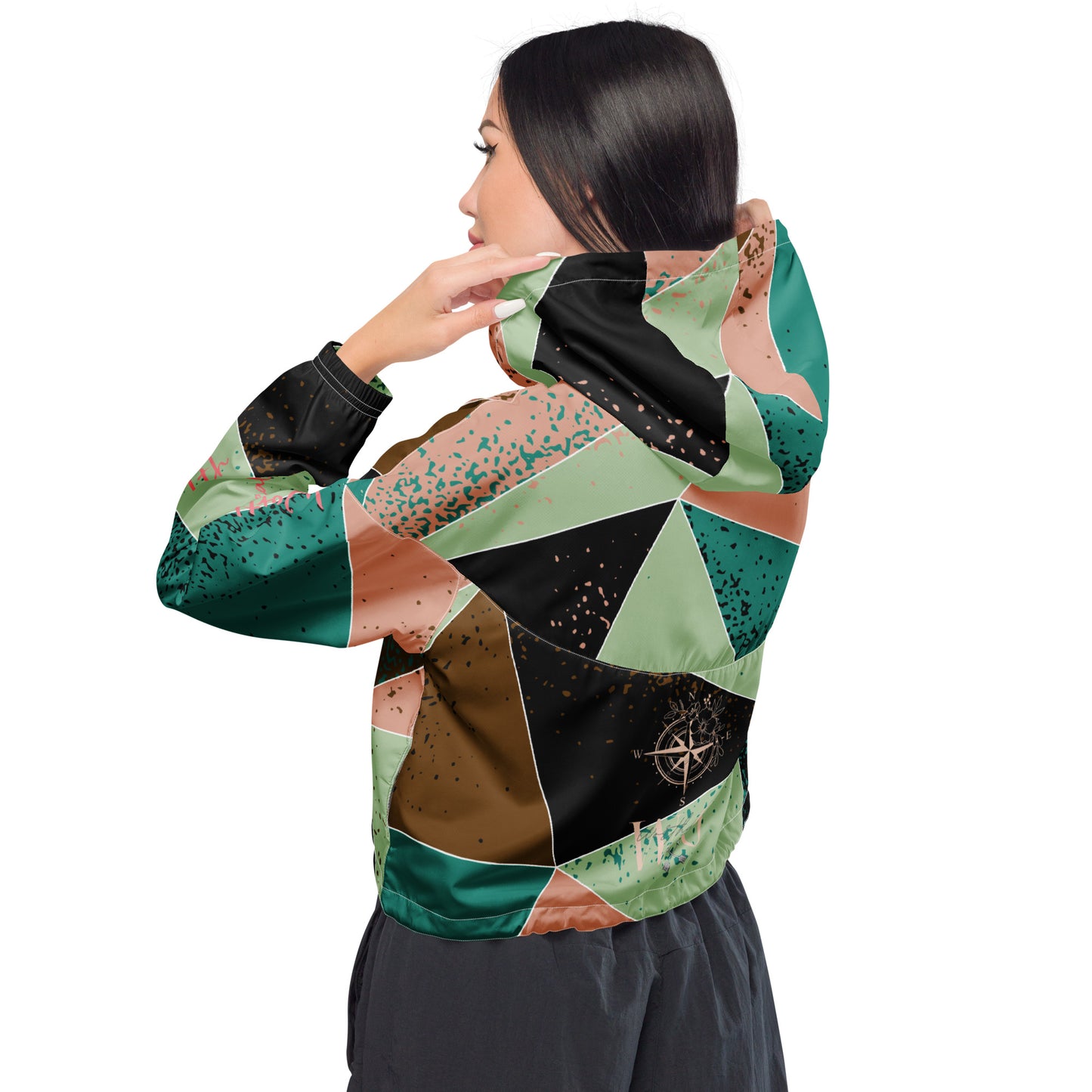 Worthy Of Health Cropped Windbreaker